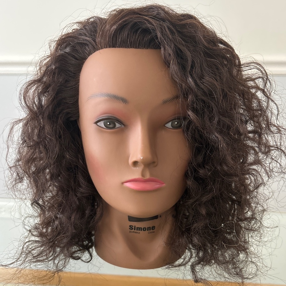 Celebrity Simone Cosmetology Human Hair Mannequin